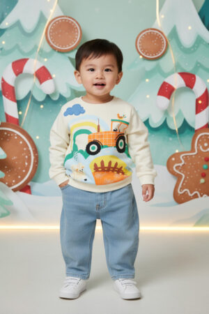 Boys Graphic Printed Sweatshirt